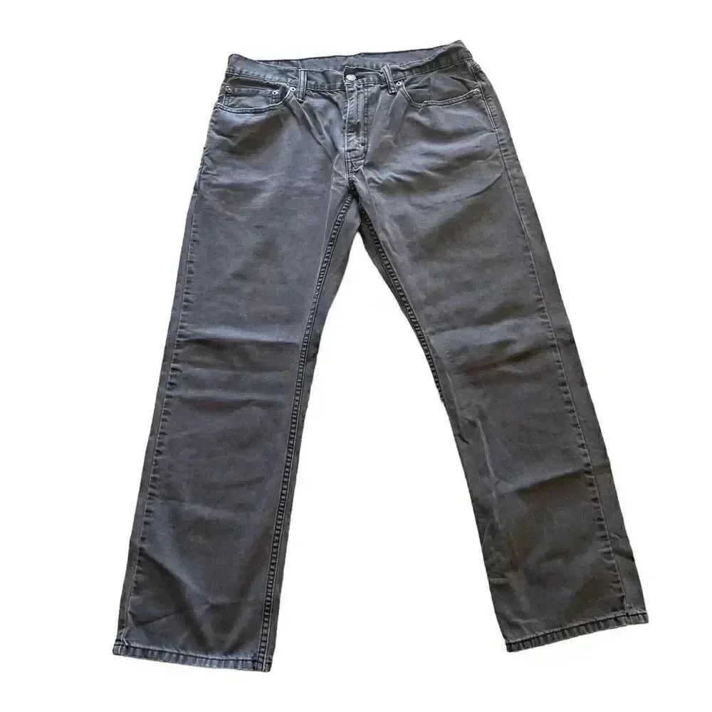 Levi’s Strauss Denim Jeans Black Gray #514 Straight Leg High Rise SZ 34 #1334